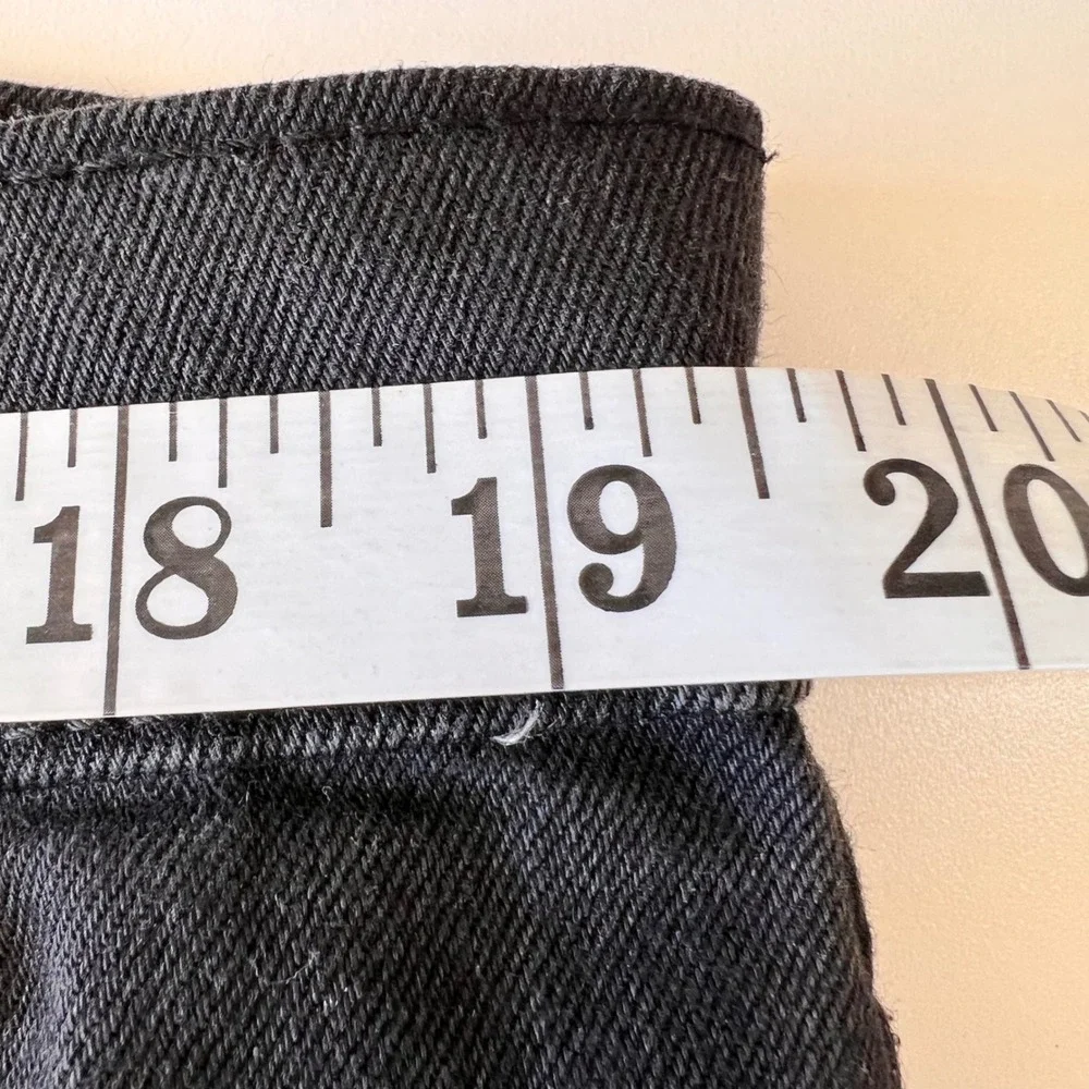Levis 512 Slim Taper Jeans Mens 38x24 Faded Black Denim Pants 3757 S40196